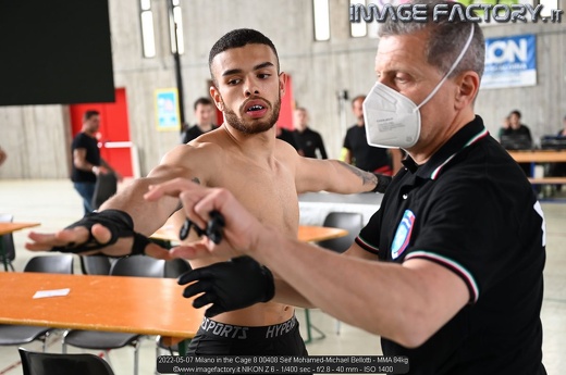 2022-05-07 Milano in the Cage 8 00408 Seif Mohamed-Michael Bellotti - MMA 84kg